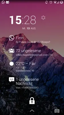 DashClock What App android App screenshot 5